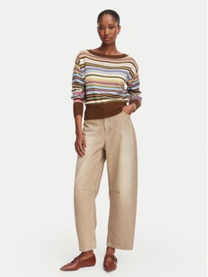 Weekend Max Mara Jeansy Arcadia 2625186061 Beżowy Boyfriend Fit