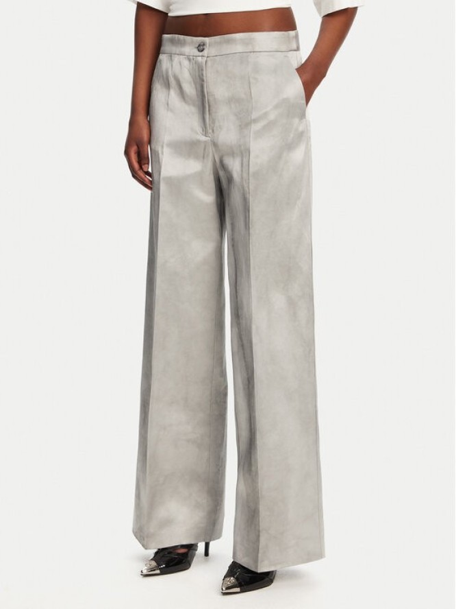 PINKO Spodnie materiałowe 104805 A2BP Szary Regular Fit