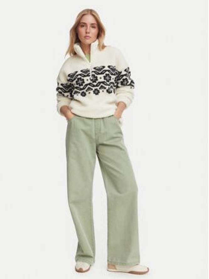 Roxy Polar ERJPF03178 Kremowy Relaxed Fit