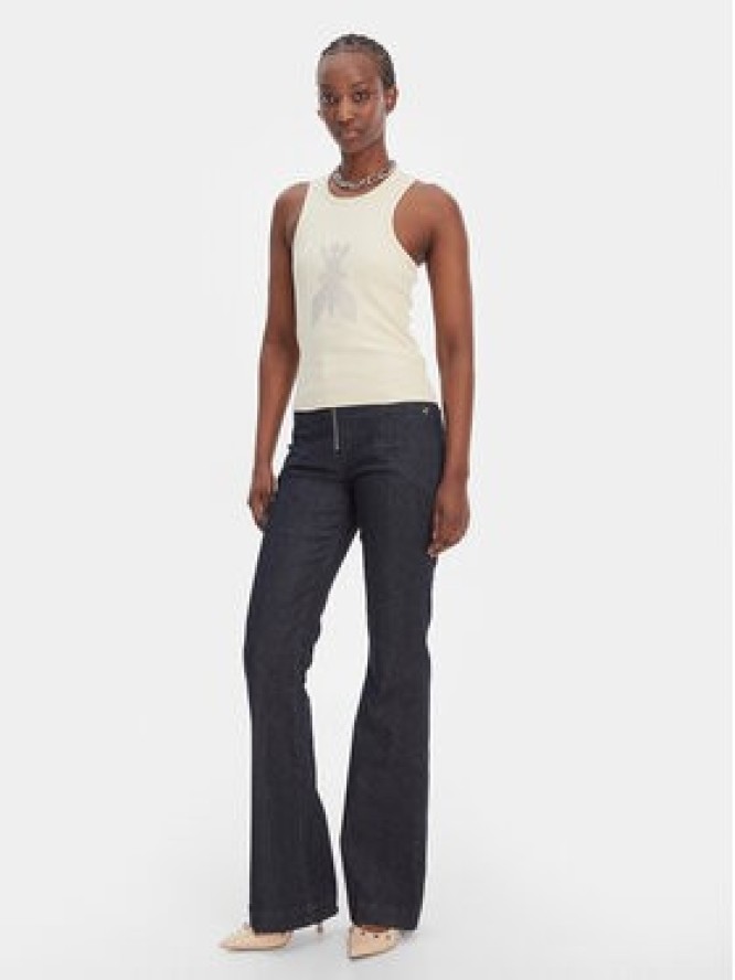 Patrizia Pepe Top 8M1768/J373-W413 Beżowy Slim Fit