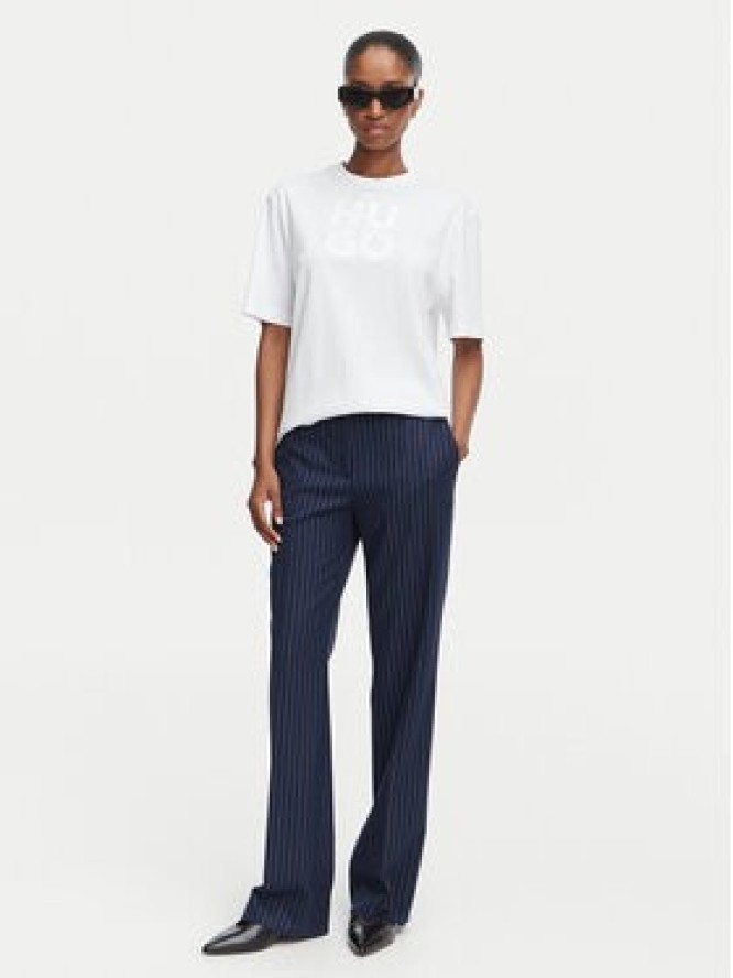 HUGO T-Shirt Dashire_5 50566678 Biały Relaxed Fit