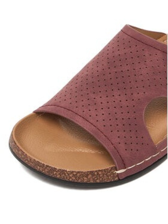 Go Soft Klapki CEO-W25701 Bordowy