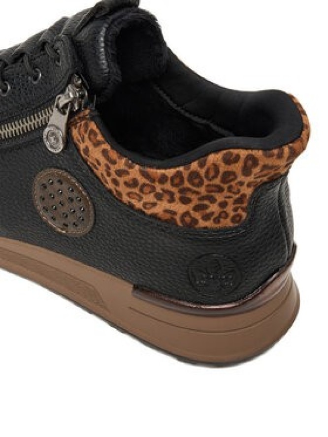 Rieker Sneakersy N1457-00 Czarny