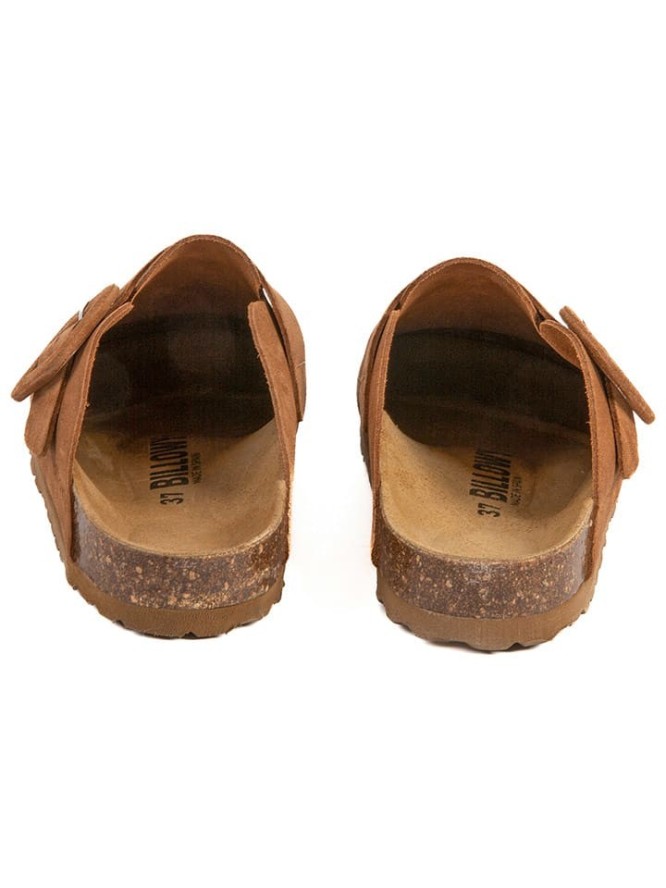 billowy Skórzane chodaki w kolorze jasnobrązowym rozmiar: 40