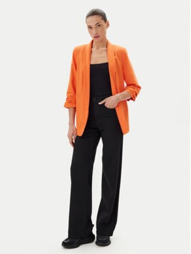 Pieces Marynarka Bosella 17090996 Pomarańczowy Regular Fit