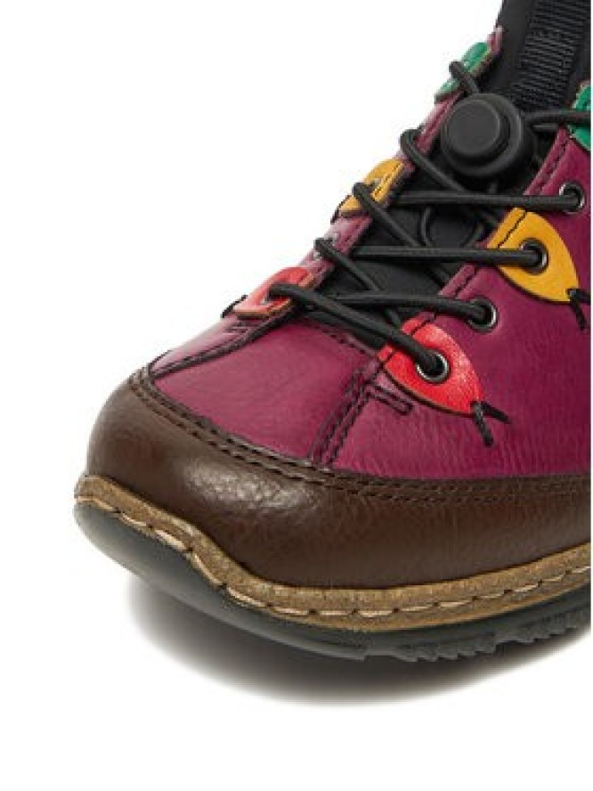 Rieker Półbuty N3271-30 Fioletowy