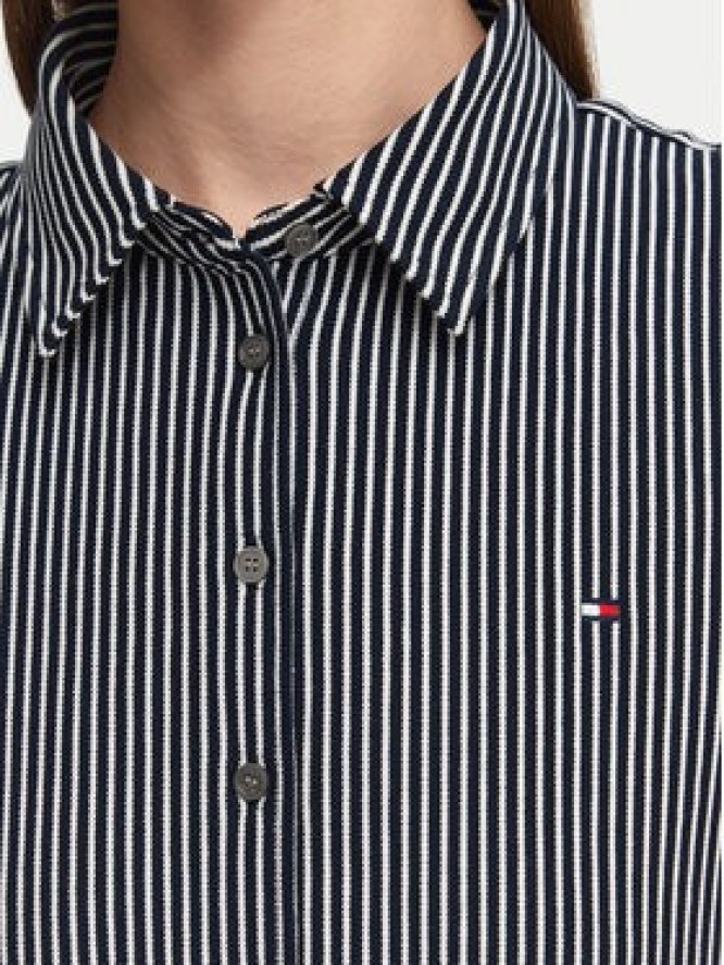 Tommy Hilfiger Koszula WW0WW43528 Granatowy Slim Fit