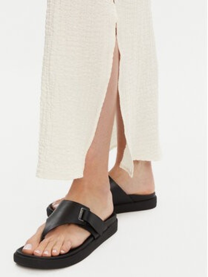 Calvin Klein Sukienka letnia K20K208304 Écru Slim Fit