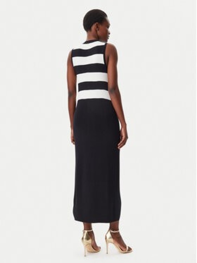 LOLA CASADEMUNT Sukienka dzianinowa LS2516001 Czarny Slim Fit