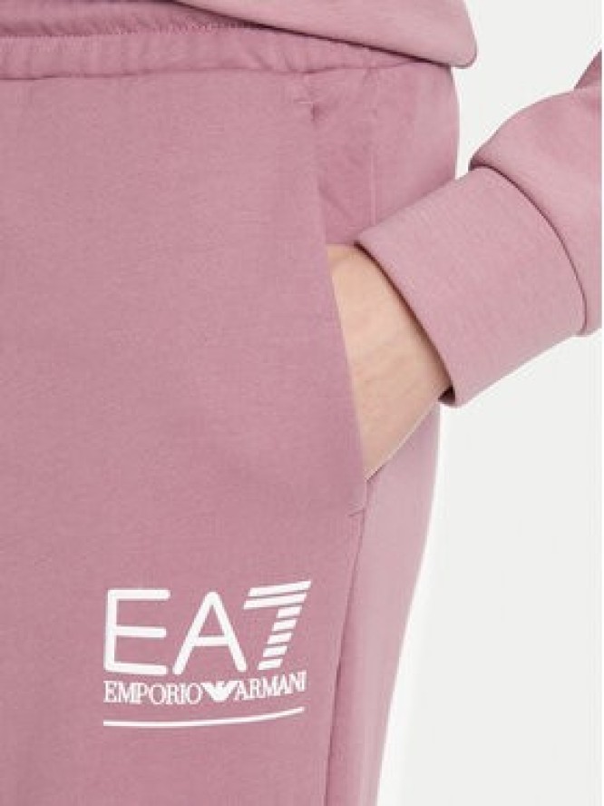 EA7 Emporio Armani Spodnie dresowe 7W000418 AF12473 UA272 Różowy Regular Fit