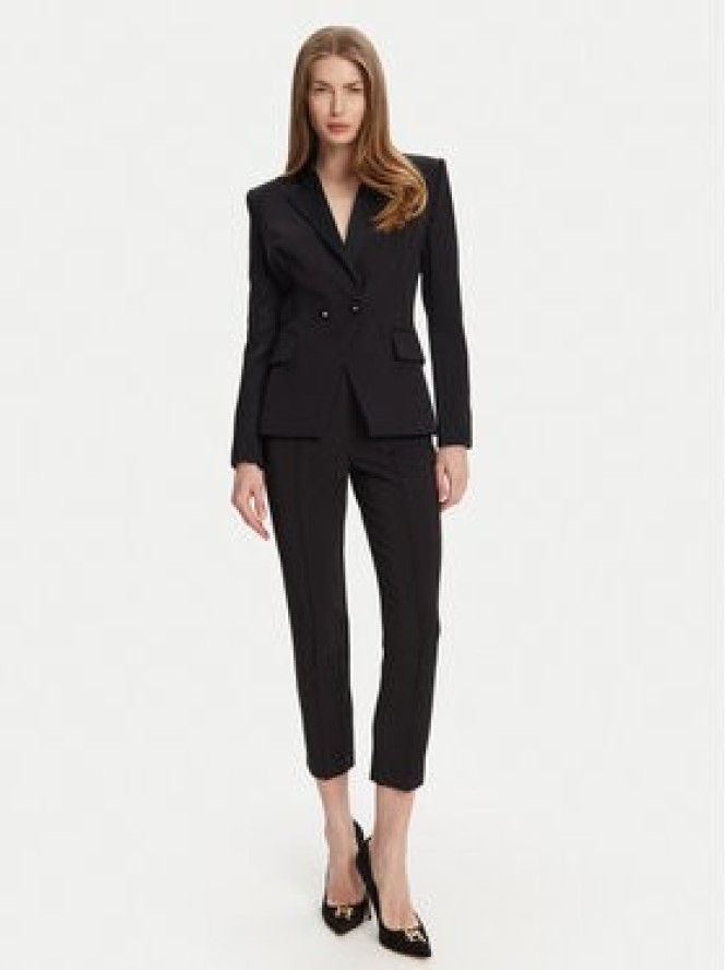 Elisabetta Franchi Marynarka GI-149-51E2 Czarny Regular Fit