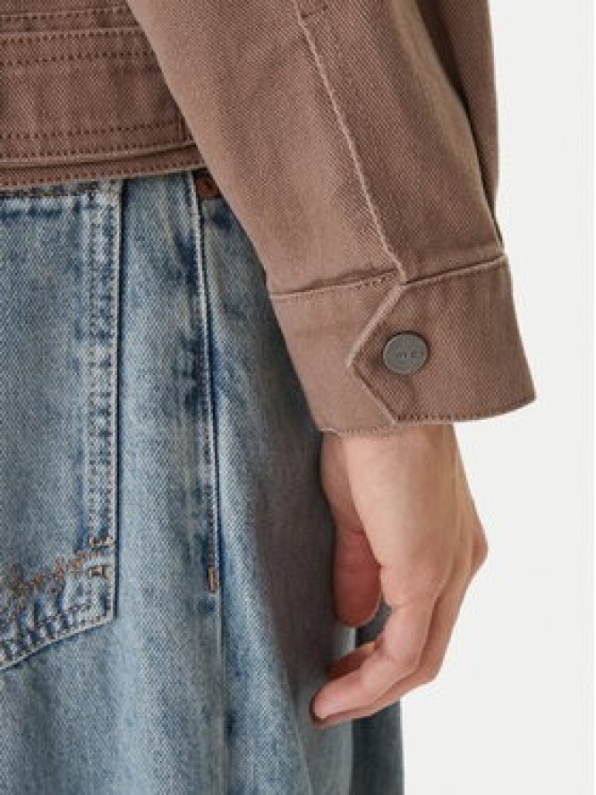 RVCA Kurtka jeansowa Dayshift II 23B153503 Beżowy Regular Fit