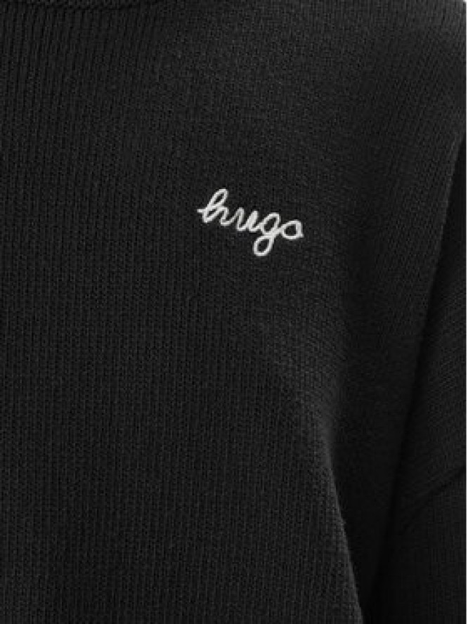 HUGO Sweter Shenny_B 50569622 Czarny Relaxed Fit