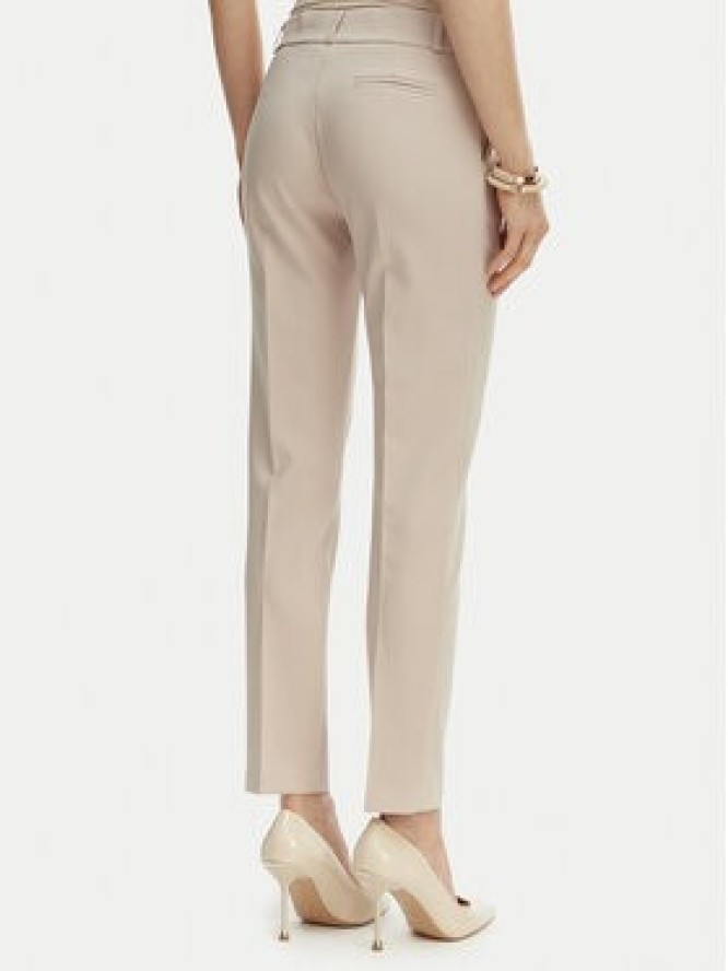 Rinascimento Spodnie materiałowe CFC0128638003 Beżowy Slim Fit