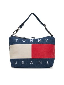 Tommy Jeans Torebka Tjw Archive Denim Shoulder Bag AW0AW18213 Niebieski