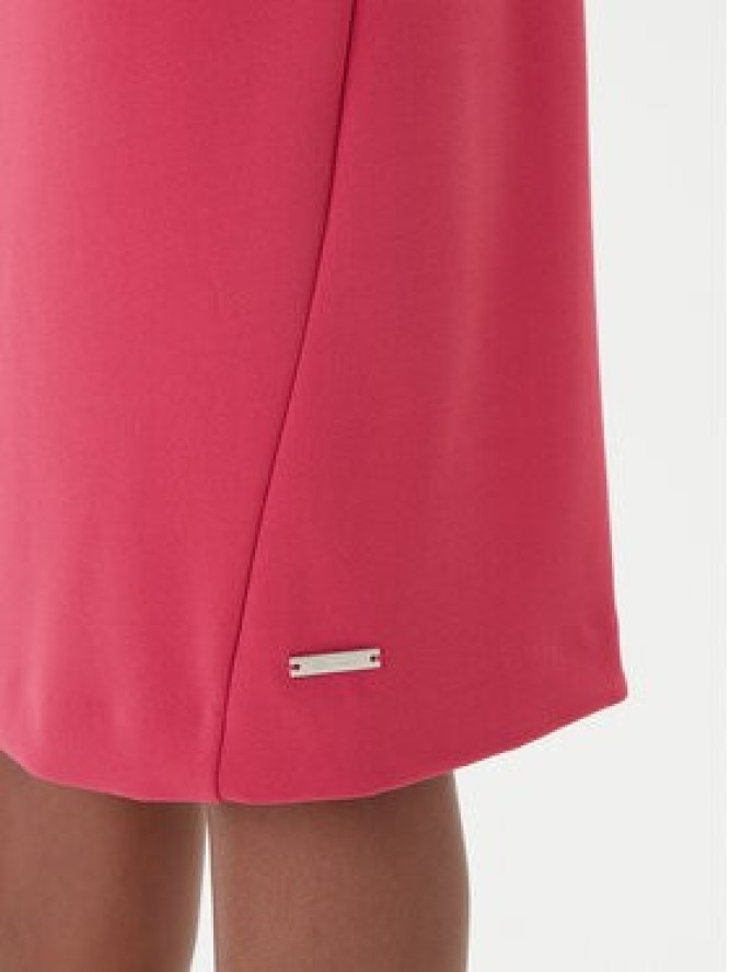 Calvin Klein Sukienka koktajlowa LV044D063G Różowy Slim Fit