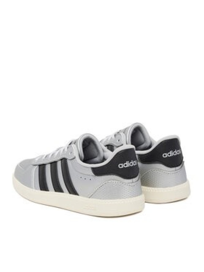 adidas Sneakersy BREAKNET SLEEK JQ8263 Srebrny
