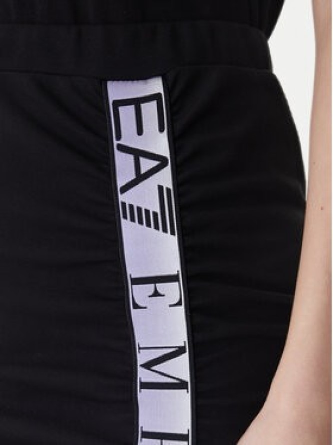 EA7 Emporio Armani Spódnica midi 7W001156 AF12501 Czarny Slim Fit