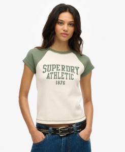 Koszulka z rękawami raglan Ath Ess Cap Sleeve od SUPERDRY