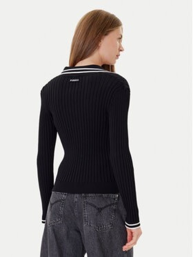 PINKO Sweter Linosa 105418 A2PS Czarny Regular Fit