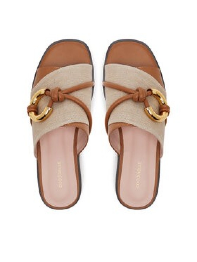 Coccinelle Klapki E4 SGI 17 01 01 Beżowy