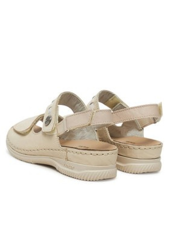 Rieker Sandały V7473-61 Écru