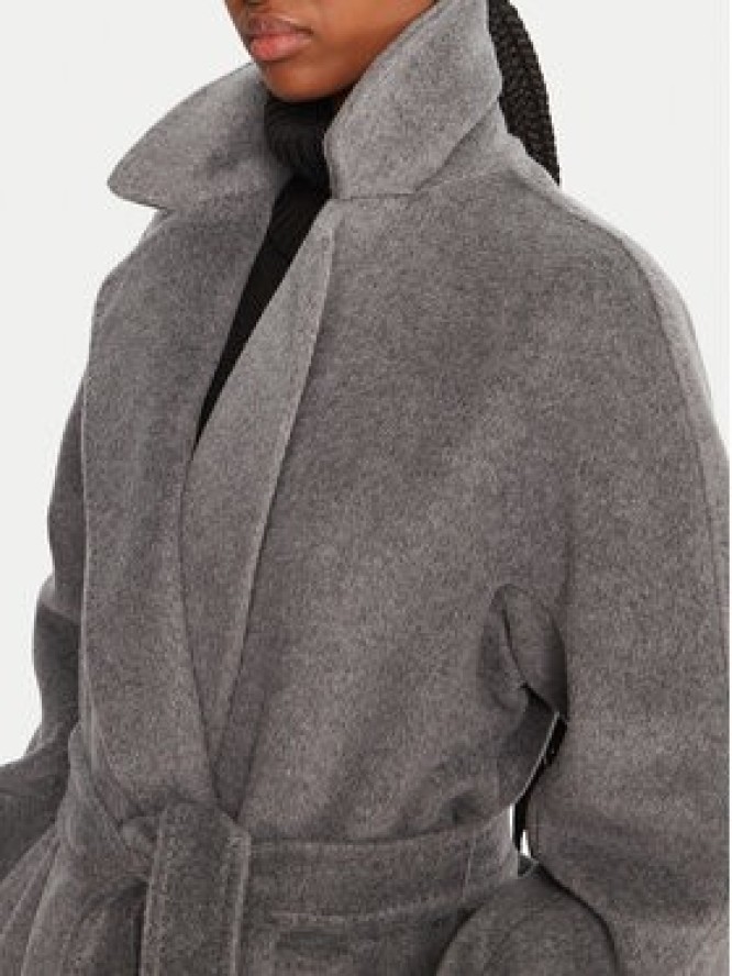 Weekend Max Mara Płaszcz wełniany Tempera 2525016082 Szary Regular Fit