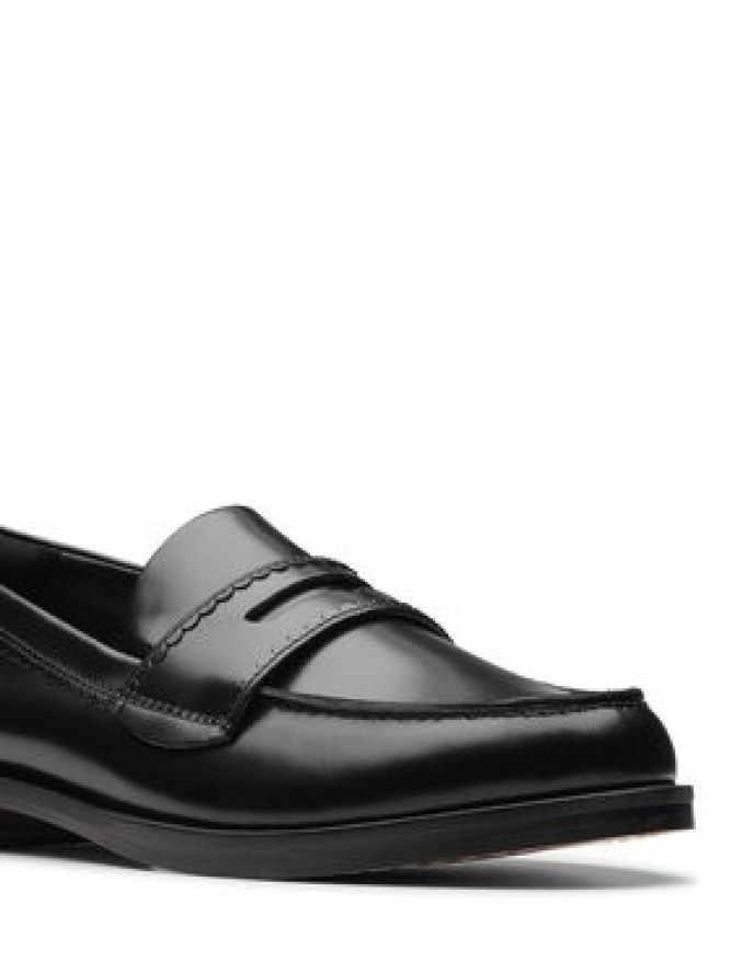 Clarks Mokasyny Straven Edge 26181277 Czarny
