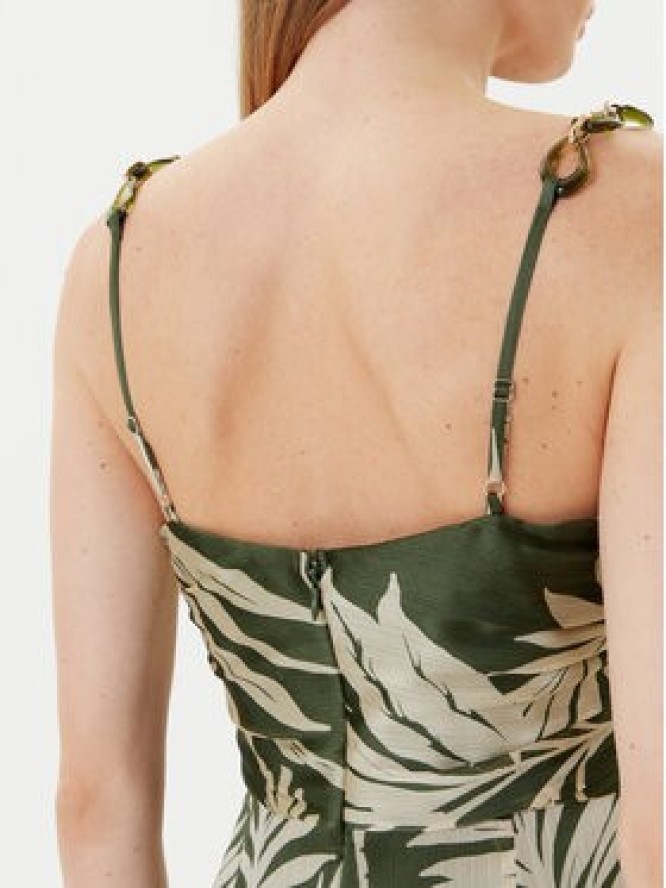 Guess Sukienka letnia W5YK64 WCWF2 Zielony Regular Fit