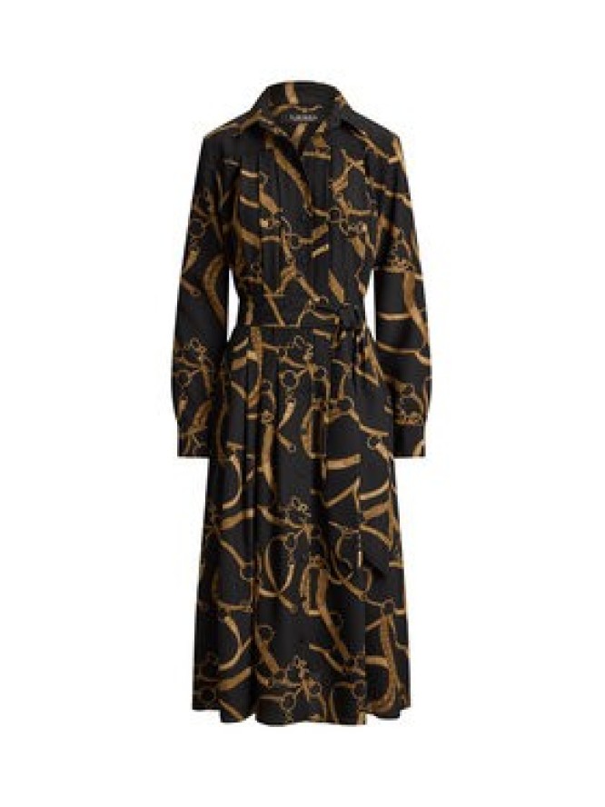 LAUREN RALPH LAUREN Sukienka koszulowa 200P13730001 Czarny A-Line Fit