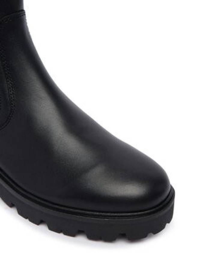 Tommy Hilfiger Sztyblety Th Monogram Leather Chelsea Boot FW0FW09562 Czarny