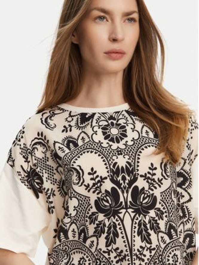 Weekend Max Mara T-Shirt Pampas 2515941082 Beżowy Relaxed Fit