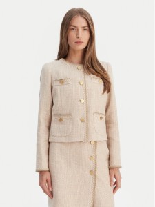 Luisa Spagnoli Marynarka Vasari 542790 Beżowy Regular Fit