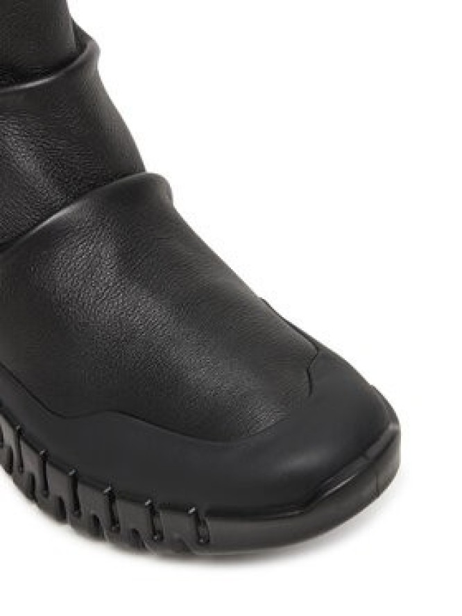 ECCO Botki Gruuv Pull On Mid FashiOn 21831351052 Czarny