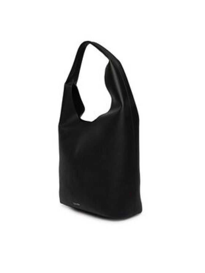 Calvin Klein Torebka Slouchy Pebble Medium Bag LV04F3596G Czarny