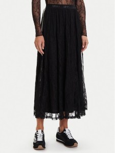 Liu Jo Sport Spódnica midi TF5260 J4951 Czarny Regular Fit