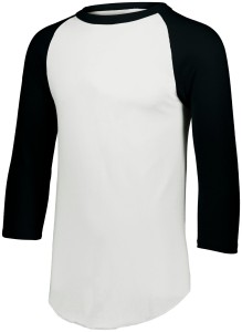 Koszulka baseballowa 3/4 Augusta Sportswear Mouw 2.1 dla dorosłych