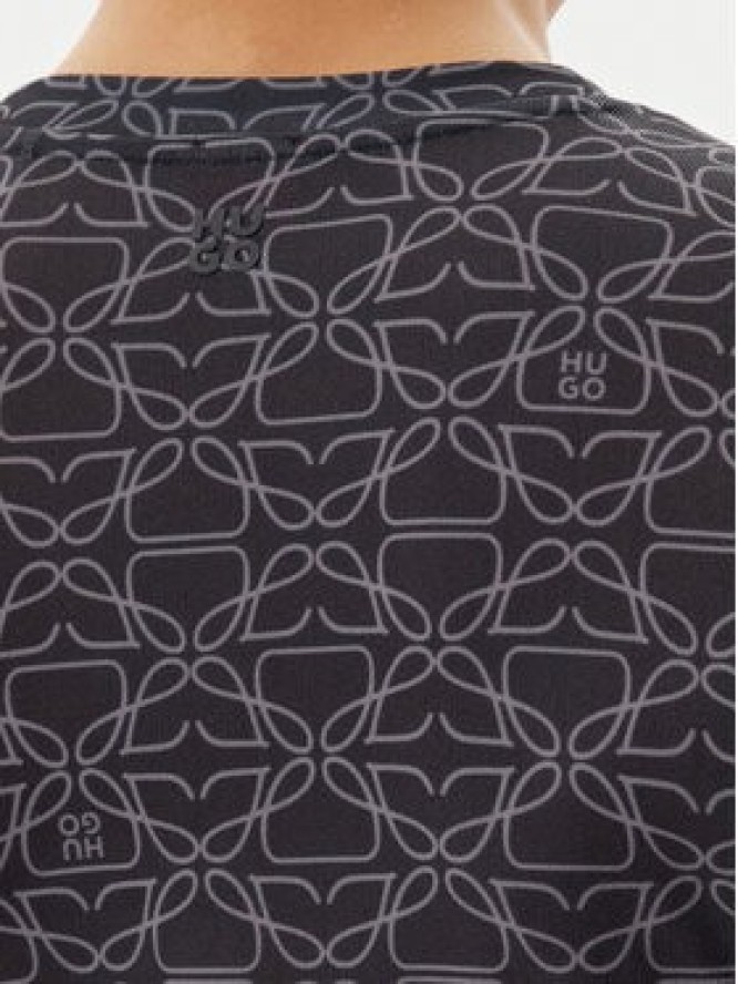 HUGO Bluzka Diralina_10 50542422 Czarny Slim Fit