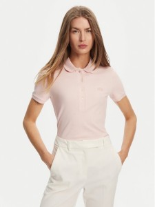 Lacoste Polo PF5462 Różowy Slim Fit