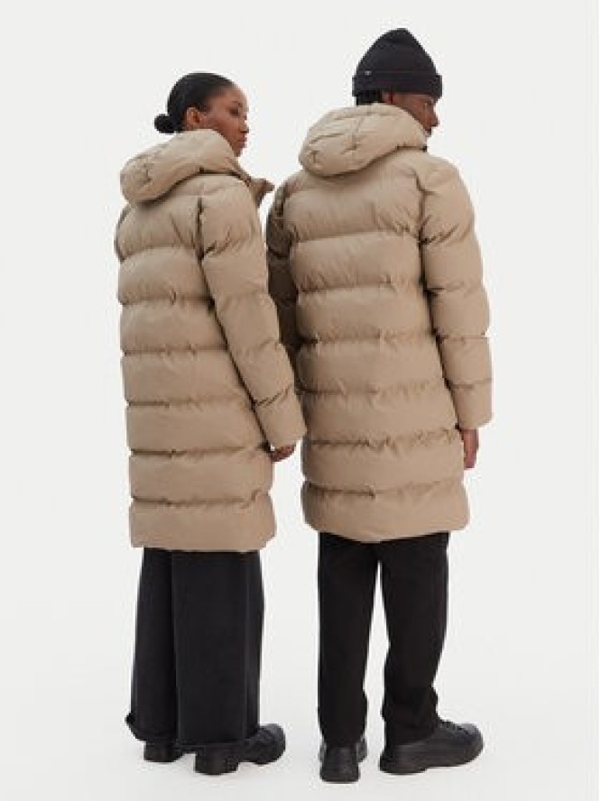 Rains Kurtka zimowa Unisex 15130 Beżowy Regular Fit