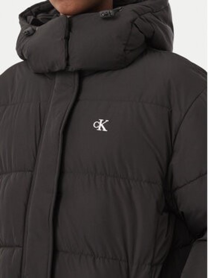Calvin Klein Jeans Kurtka zimowa Matte LV047H505G Czarny Relaxed Fit