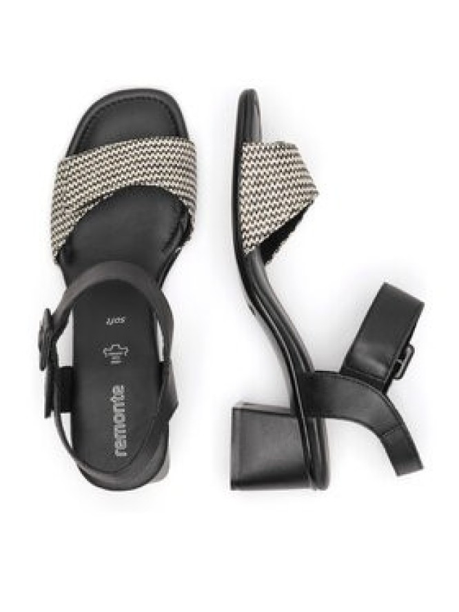 Remonte Sandały D1K51-03 Czarny