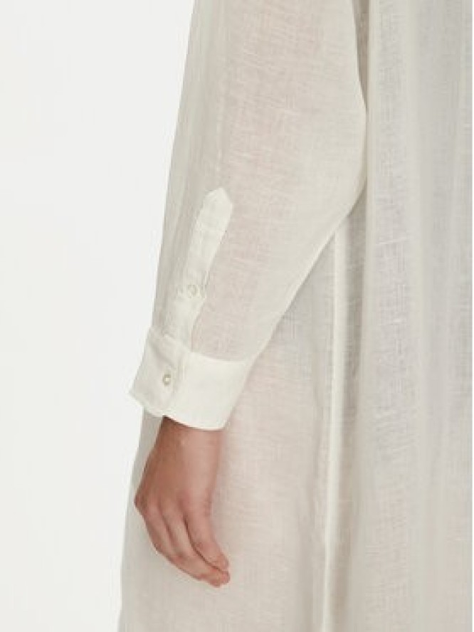 Polo Ralph Lauren Sukienka koszulowa 21564379 Écru Regular Fit