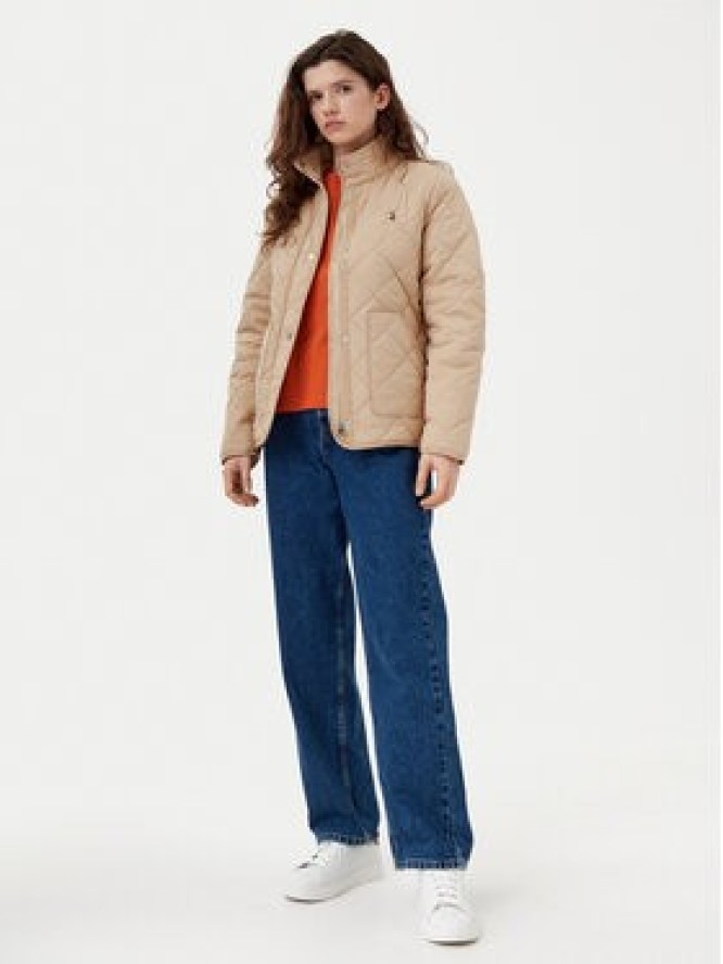 U.S. Polo Assn. Kurtka przejściowa WUP1168 Beżowy Relaxed Fit