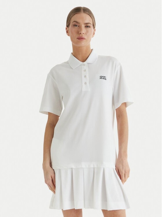 JOOP! Jeans Sukienka codzienna Tadena 30100680 Biały Regular Fit