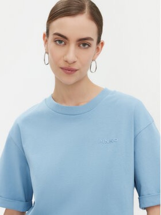 PINKO T-Shirt 104882 A2HN Niebieski Regular Fit