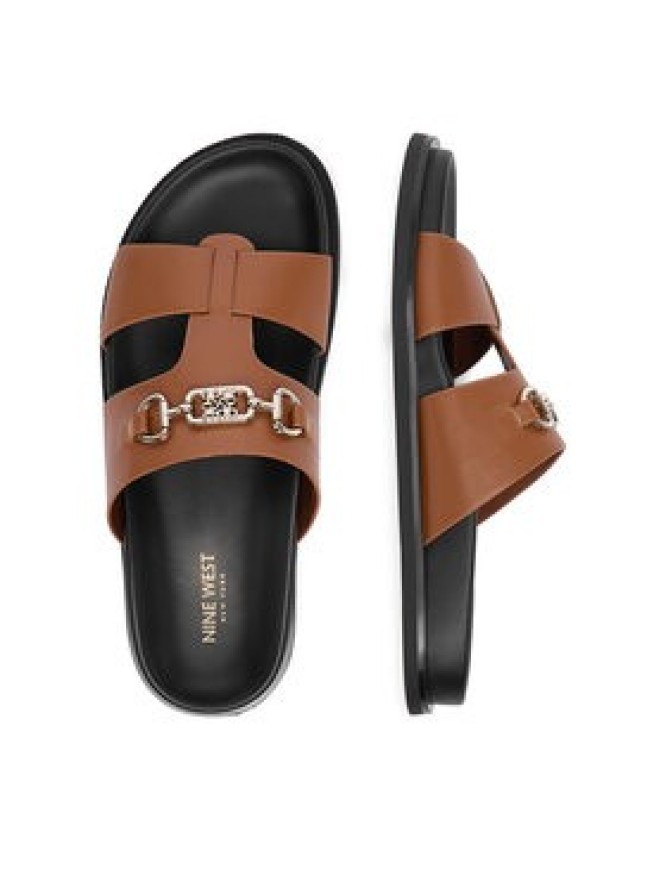 Nine West Klapki CEO-JDNW-05 Brązowy
