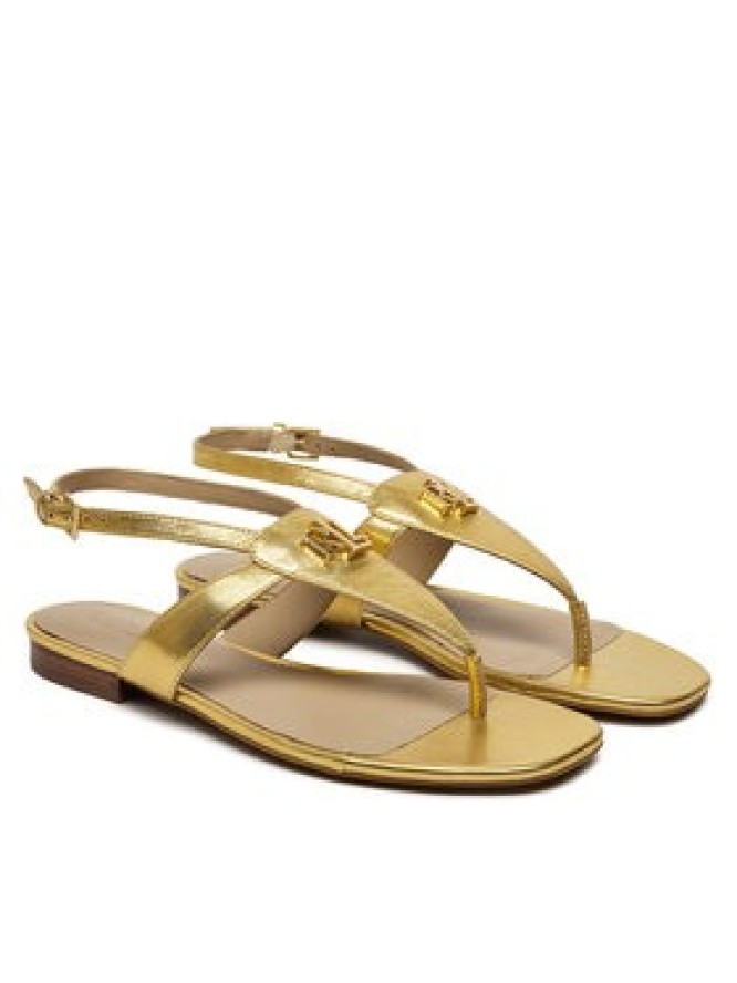 LAUREN RALPH LAUREN Sandały Everley 802959147001 Złoty