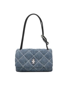 Marc Jacobs Torebka The Quilted Denim Mini 2P5HSH013H03 Niebieski