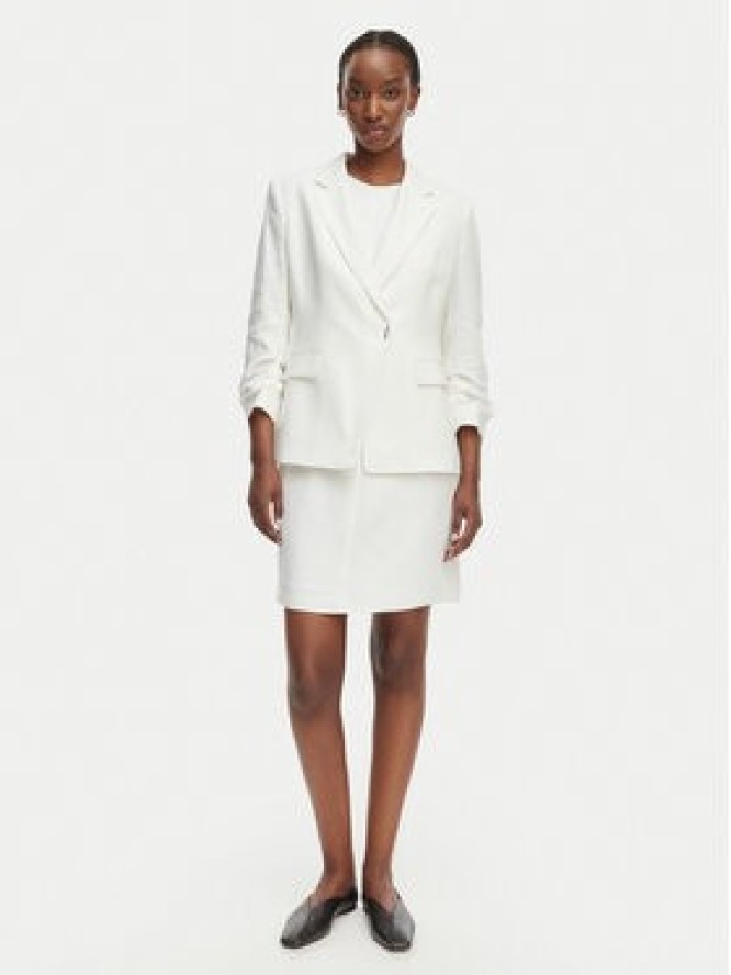 BOSS Marynarka Jia8 50557249 Biały Slim Fit